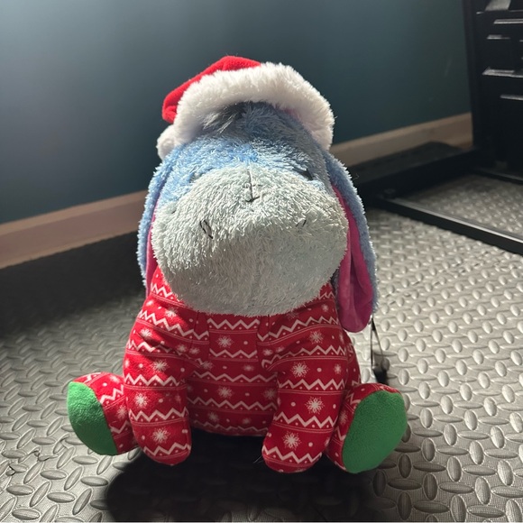 Eeyore Christmas Weighted Plush. Disney Store NWT - Picture 2 of 4